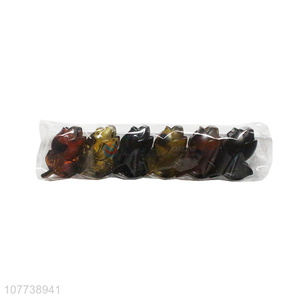 Creative Design Flower Shape Plastic Hair Clip Claw Clip
