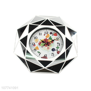 Fashion Design Fruit Pattern Hanging Wall Clock Cool Clocks