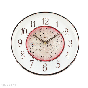 Simple Style Round Wall Clock Fashion Hanging Clock