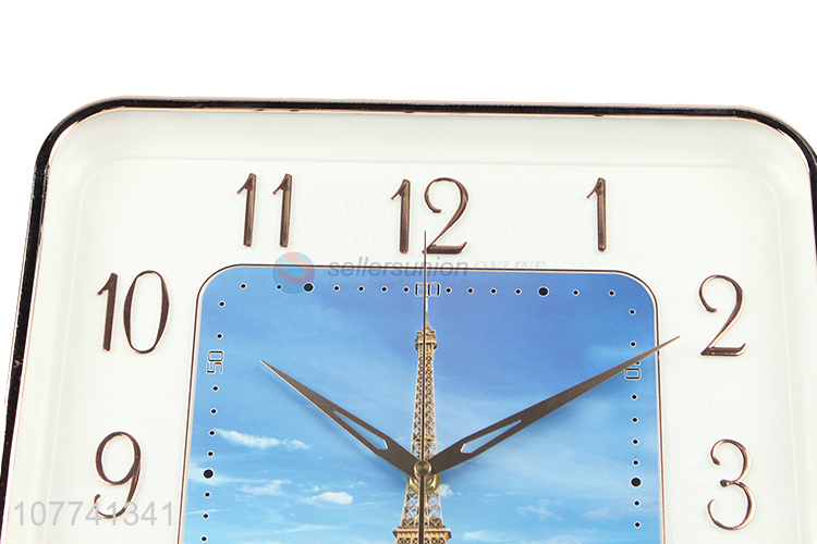 Custom Square Hanging Clock Modern Wall Clocks For Household