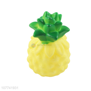 Soft plastic fruit shape funny baby bath swim toys