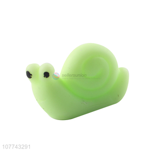 Unique design creative snail slow rebound decompression toy