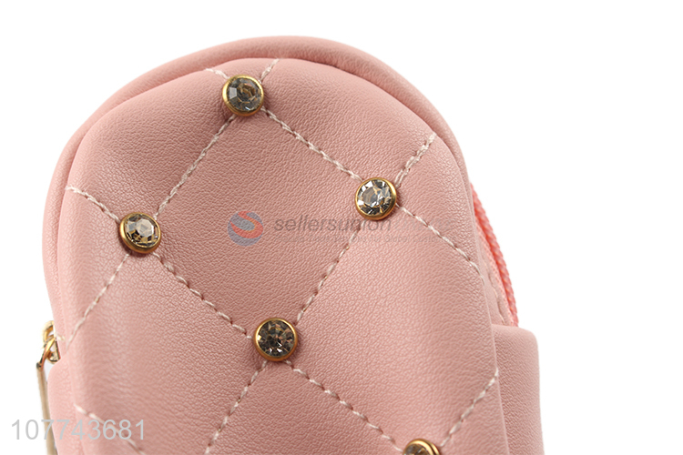 Fashion Style Pink Change Purse Ladies Coin Case