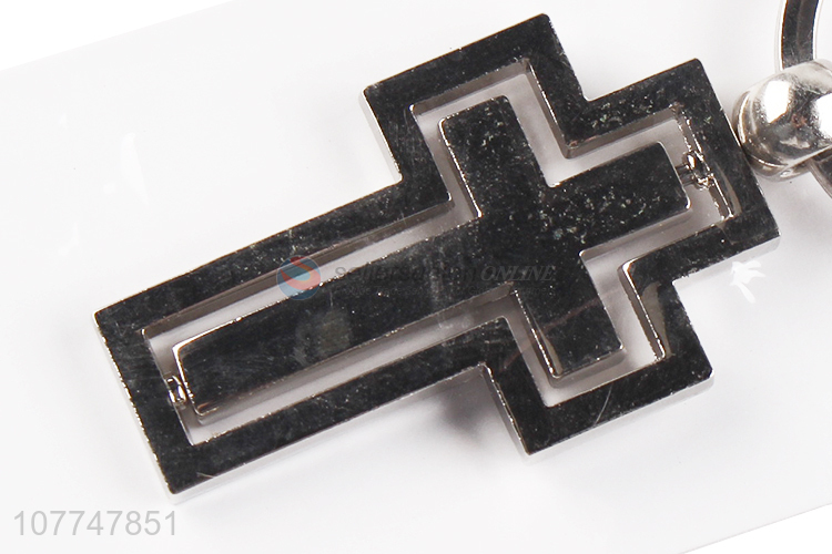 Best Quality Cross Pendant Key Chain Zinc Alloy Key Ring