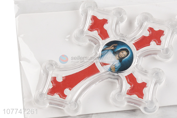 Top Quality Cross Shape Plastic Key Chain Customized Keychains