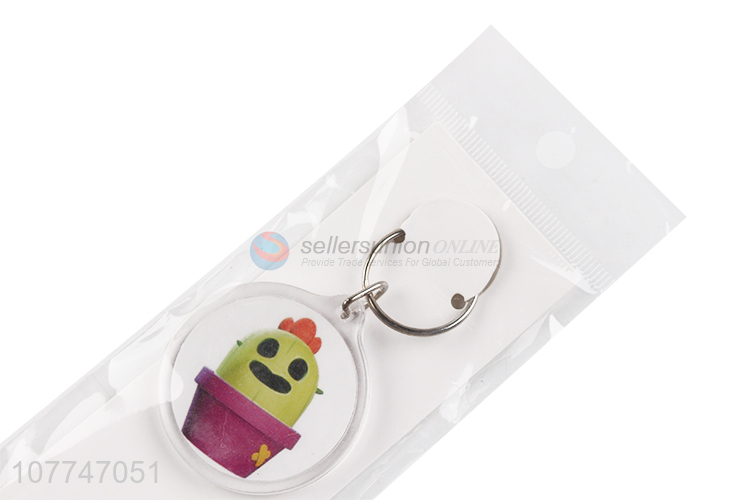 New Arrival Plastic Pendant Key Chain Personalized Keychain