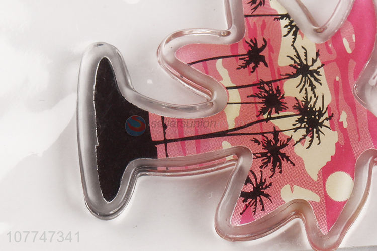 Cheap Coconut Tree Shape Acrylic Key Chain Fashion Key Ring