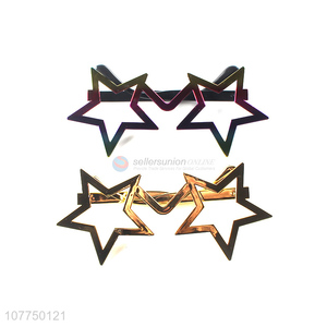 Star shape new year party glasses decorations
