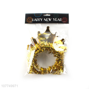 Top product 3PCS happy new year headband with low price