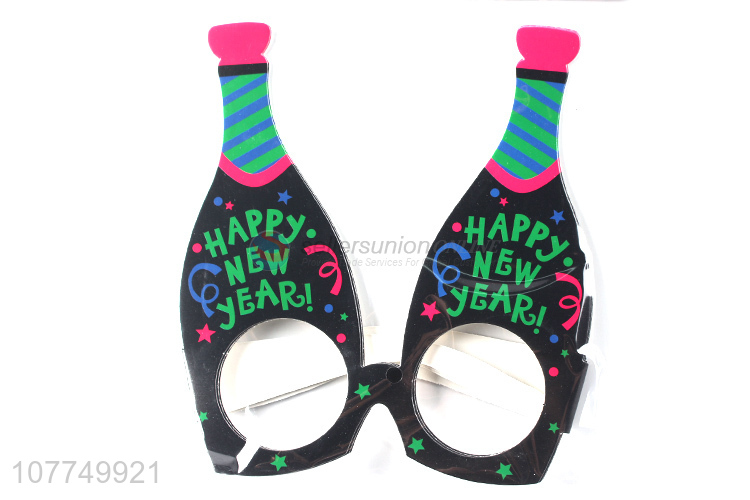 Hot sale cheap price new year decorative glasses