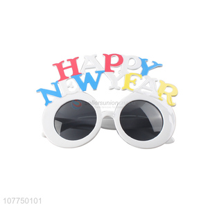 Festival colorful new year theme party decorated eyeglasses