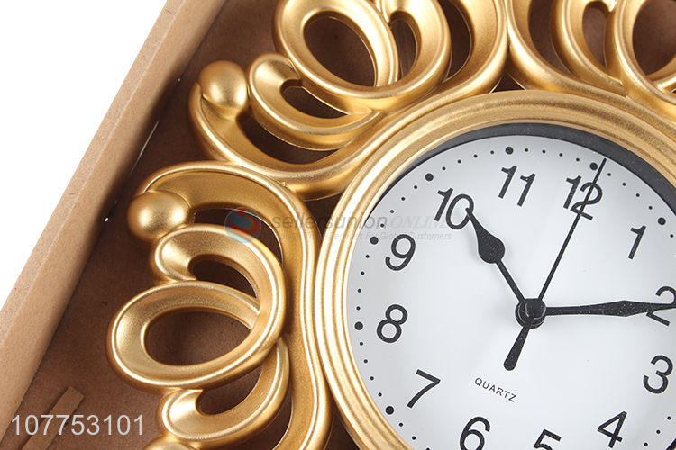 Hot selling living room bedroom retro clock creative wall clock