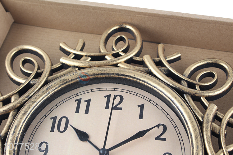 Retro creative home living room decoration pendant quartz wall clock