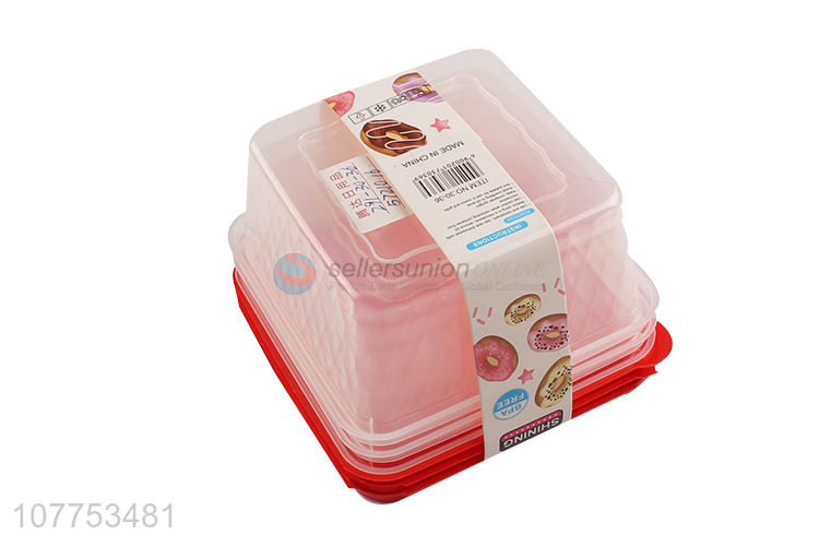 New Design Plastic Preservation Box Fashion Food Storage Box Set