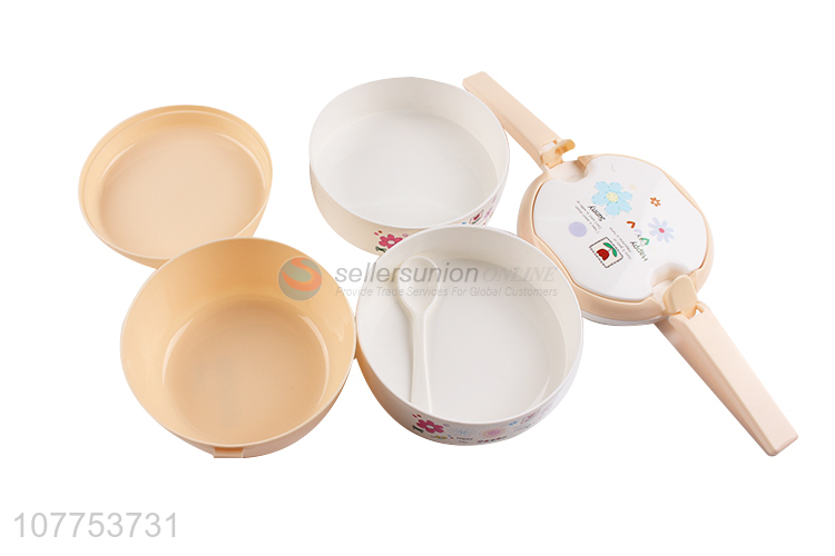 Hot Sale Plastic Multi-Layered Lunch Box With Lock