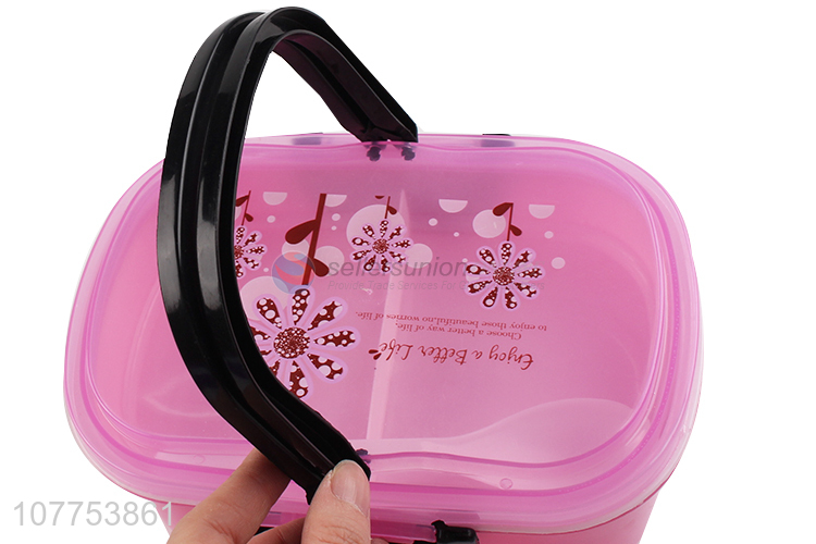 Wholesale Two Layers Lunch Box With Lock And Handle