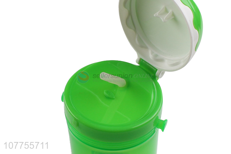 Portable Plastic Water Cup Fashion Water Bottle With Straw