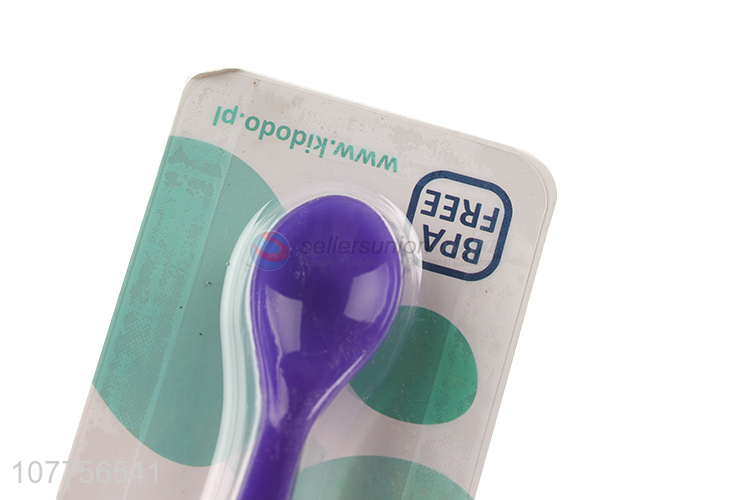 Wholesale cartoon eco-friendly color changing spoon temperature-sensitive spoon