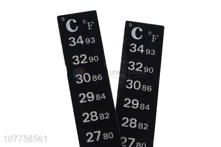 Wholesale bath temperature sensing sticker temperature indicator label sticker