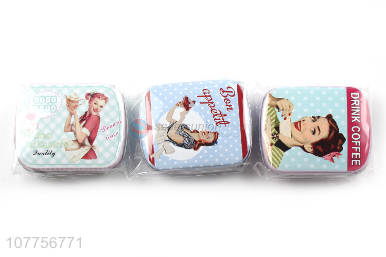 Good Sale Empty Rectangle Container Best Storage Box Tin Can