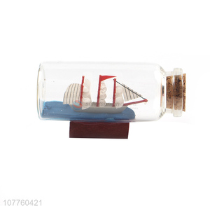 New Arrival Sailing Ship Wishing Bottle Drift Bottle For Gift