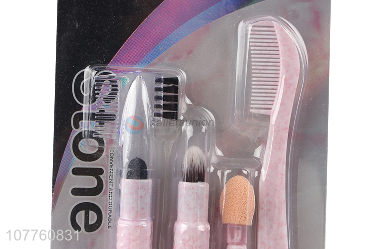 Fashion Cosmetic Tools Eyebrow Comb Brush Eye Shadow Brush Set
