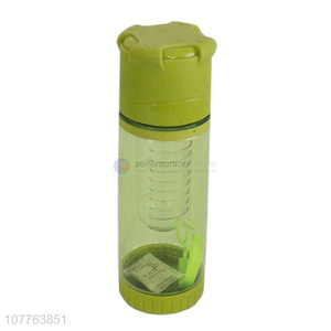 Hot products portable plastic water bottle with long infuser