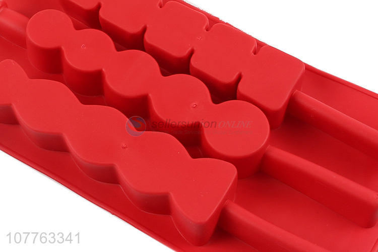 Creative ice-sugar gourd shape silicone ice cube tray ice block mold