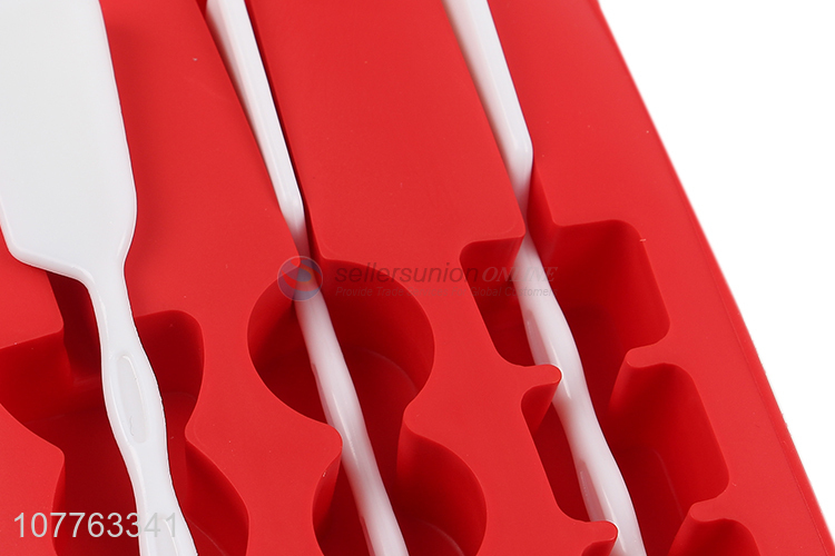 Creative ice-sugar gourd shape silicone ice cube tray ice block mold