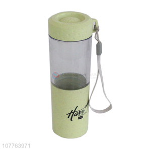 New arrival high-end stylish plastic water bottle with tea infuser