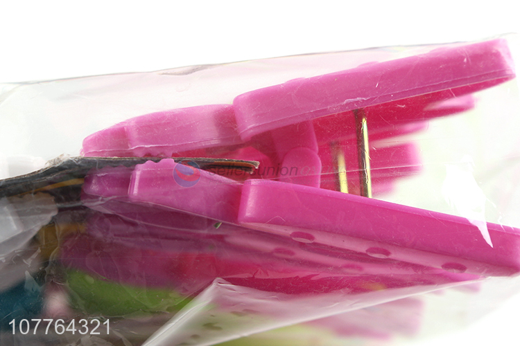 Wholesale 10 pieces plastic clothes pins outdoor drying clips