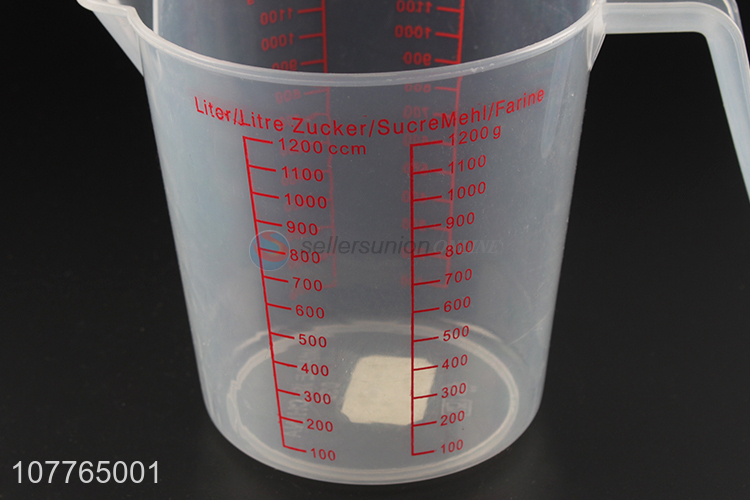 New arrival 1200ml plastic measuring cup measuring cup jug