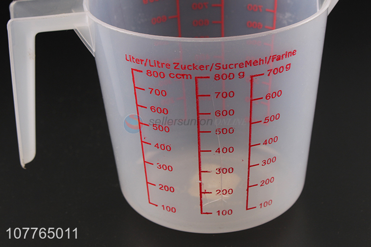 Promotional 800ml plastic measuring cup measuring cup jug