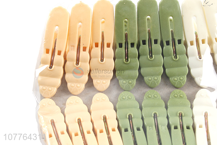 High quality 16 piece clothes clips household clothes pins