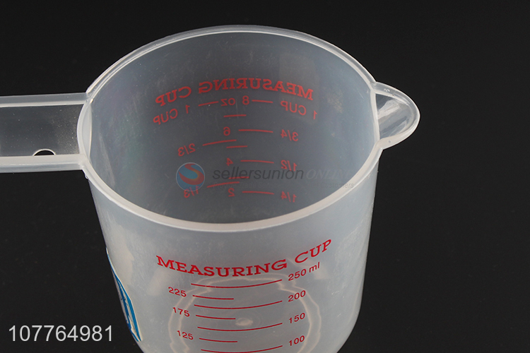 Good quality 250ml plastic measuring cup measuring cup jug