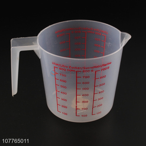 Promotional 800ml plastic measuring cup measuring cup jug