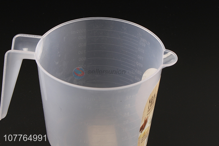 Hot selling 1000ml plastic measuring cup measuring cup jug