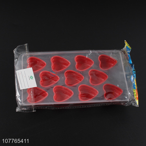 Factory price heart shape silicone ice cube mould ice block mold