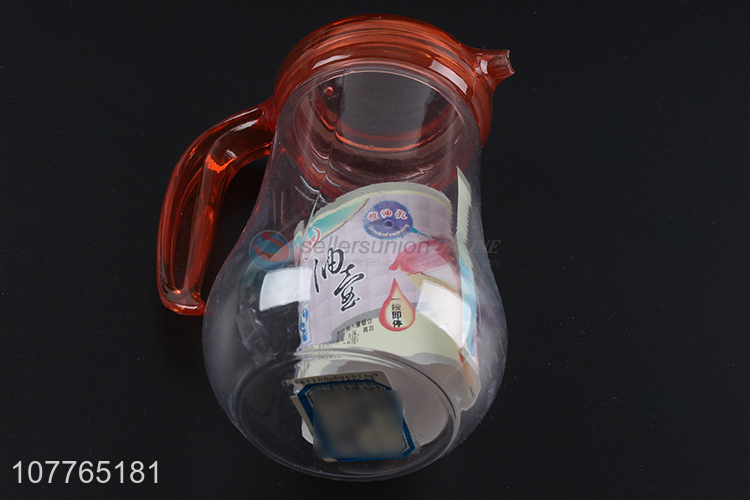 Wholesale large capacity kitchen oil pot soy sauce pot with handle