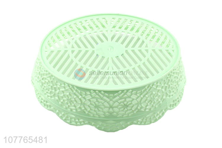 Low price stylish plastic storage basket desktop dry fruit tray