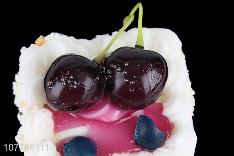 Simulation three-dimensional cherry cake magnet refrigerator magnet