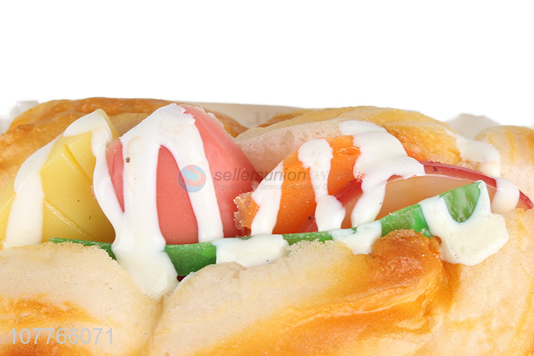 Popular universal refrigerator magnet hot dog bread magnet