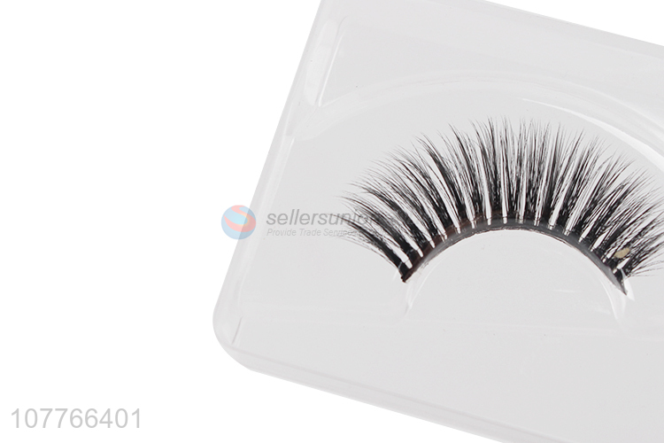 High quality mink hair eyelashes 6D three-dimensional cross eyelashes