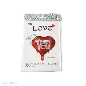 Popular product heart shape wedding decorative foil balloon