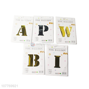Top sale birthday party decorative letter foil balloon