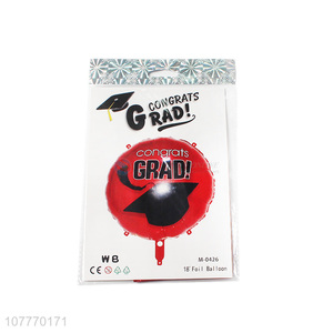 Hot product <em>round</em> foil balloon set for decoration