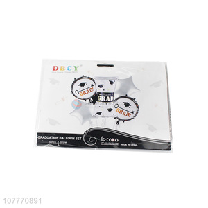 Graduation mylar foil aluminum <em>balloons</em> decoration for students