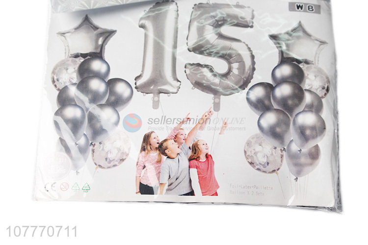 Hot sale children birthday party decoration balloon set
