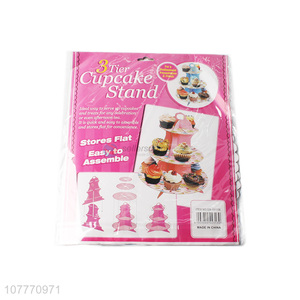 Wholesale cheap price cardboard sandwich cupcake stand