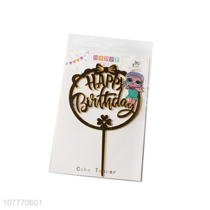 Happy birthday cake topper acrylic topper for sale